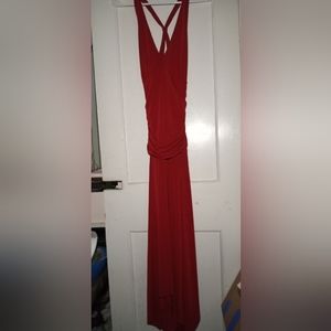 BCBG Maxazria Sleeveless Red Dress.
